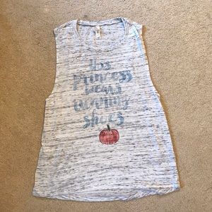 Gently Used Raw Threads gray tank - size S